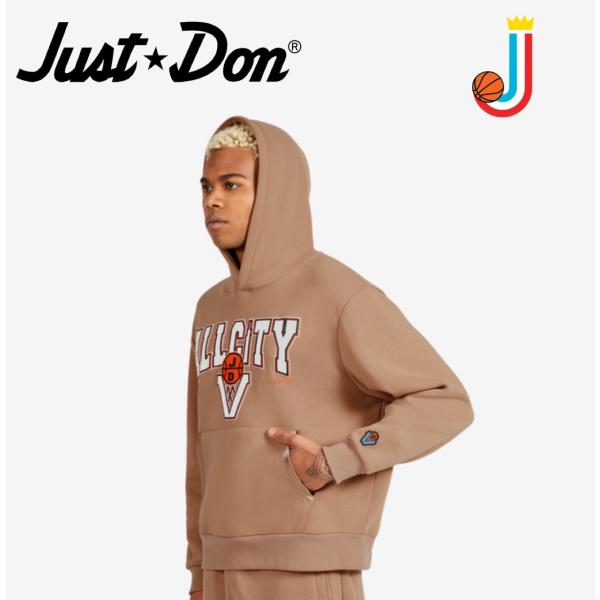 All City By Just Don Block Sport Core Hoodie 【Khak...