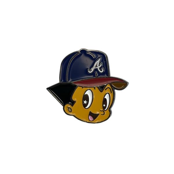 【メール便対応】Exclusive Custom "Cap Star Boy" Pins 【Navy...