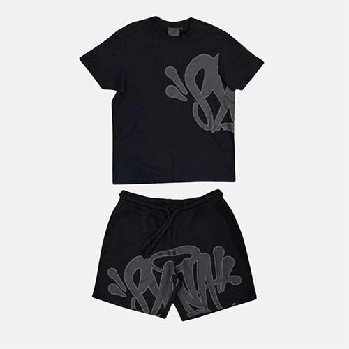 SYNA WORLD T-SHIRT &amp; SHORTS LOGO SET セットアップ【BLACK ...