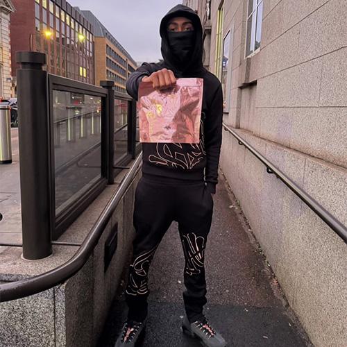 SYNA WORLD SLICE TRACKSUIT セットアップ【BLACK / ROSE GOL...