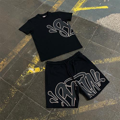 SYNA WORLD LOGO T-SHIRT &amp; SHORTS SET "CAN’T RUSH G...