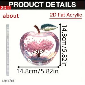 2D フラット アクリルスタンド リンゴ 桜 ...の詳細画像4