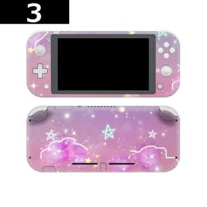 星空 雲 ニンテンドースイッチライト 保護ステ...の詳細画像3