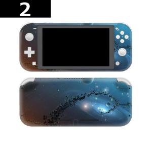 宇宙 ニンテンドースイッチライト 保護ステッカ...の詳細画像2