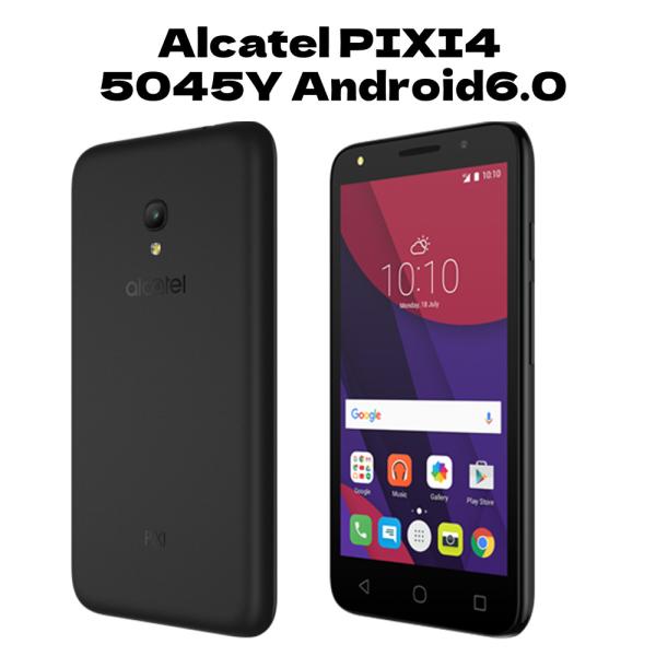 alcatel PIXI4 5045Y スマートフォン ブラック 本体 android 液晶5.0イ...