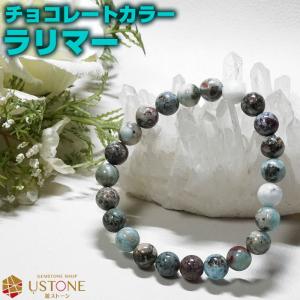 ラリマー ブレスレット チョコレートラリマー 10mm 天然石