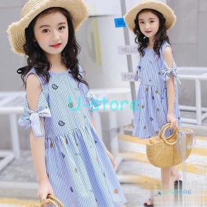 ストライプ ワンピース 水色 キッズ ジュニア服 シューズ の商品一覧 ベビー キッズ マタニティ 通販 Yahoo ショッピング