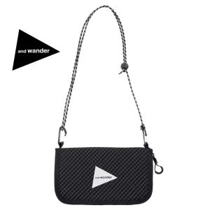 and wander アンドワンダー リフレクティブ リップ ポーチ reflective rip pouch 5743987215 ミニショルダーBAG お財布ショルダー｜usual