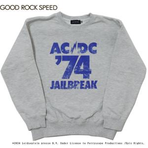 GOOD ROCK SPEED グッドロックスピード ロゴスウェット ACDC LOGO SWEAT ロック バンド ロゴプリント トレーナー｜usual