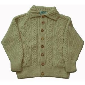 INVERALLAN インバーアラン 3A LUMBER CARDIGAN アランニットカーデ NAT｜usual