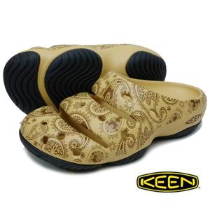 KEEN キーン メンズ ヨギアーツ Caffe Latte Paisley カフェラテペイズリー 1027133 サンダル｜usual