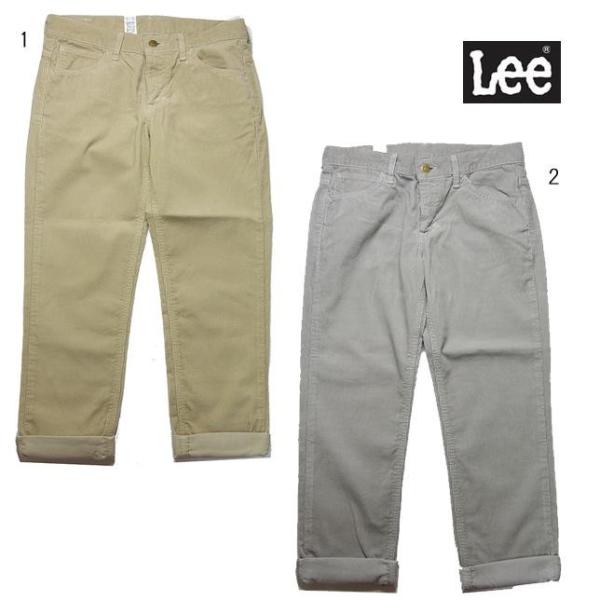 Lee HERITAGE LITE コーデュロイ テーパードパンツ レディース L1111