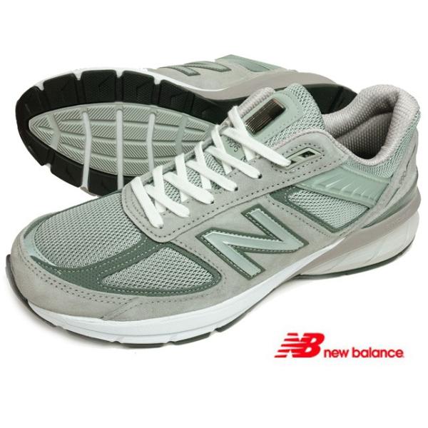 NEW BALANCE M990 V5 スエードメッシュ スニーカー made in USA M99...