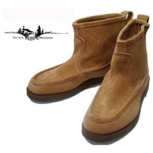 RUSSELL MOCCASIN ラッセルモカシン ノックアバウトブーツ　ララミースウェード｜usual