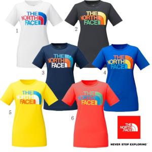 ノースフェイス　THE NORTH FACE　Tシャツ レディース カラフルロゴティー NTW31553 女性｜usual