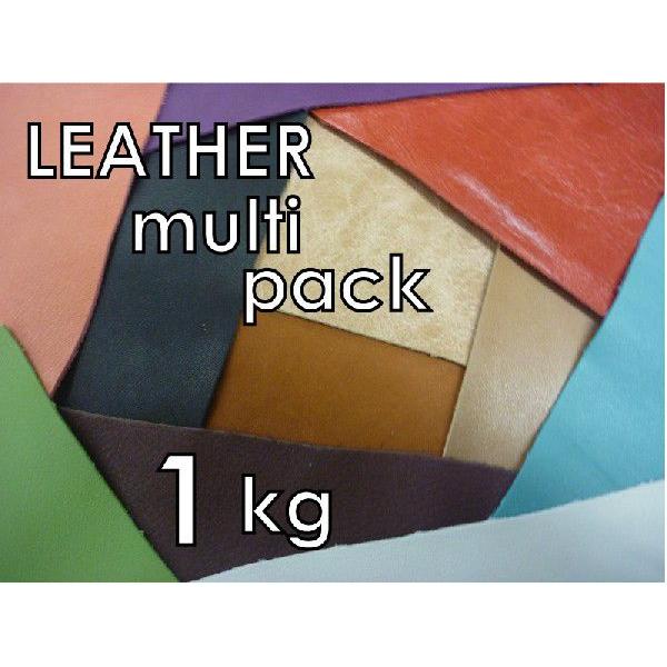 本革　レザークラフト　材料　ハギレ　Leather Multi Pack (レザーマルチパック)　1...