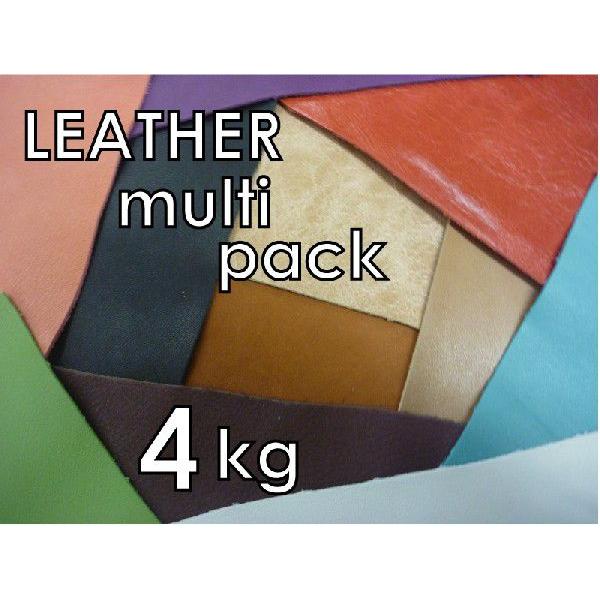 本革　レザークラフト　材料　ハギレ　Leather Multi Pack (レザーマルチパック)  ...