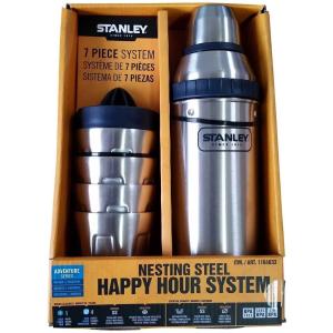 STANLEY スタンレー ハッピーアワーシステム ステンレス製 シェーカー＆カップ 7点セット【並行輸入品】｜utakomachi