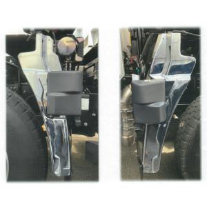 ATS メッキ マッドガード カバー かぶせタイプ LRセット UD 大型 17 
