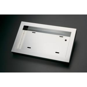 トラック用ナンバー枠 ハイフラットナンバープレート枠大型(ステンレス