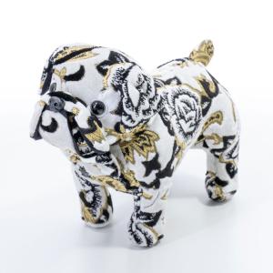 金華山 チンチラ 【ブルドッグ】ブラック ぬいぐるみ 300mm×380mm