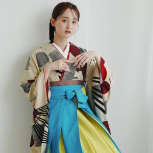 袴 レンタル 卒業式 2尺袖着物 袴 17点セッ...の商品画像