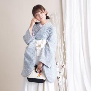 袴 レンタル 卒業式 2尺袖着物 袴 17点セット utatane レトロモダン系 