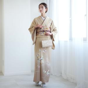 レンタル 付け下げ フルセット 20点セット フリーサイズ 女性 附下 附け下げ フォーマル 入学式 卒業式 ベージュ系 つけさげ ※2026年11月〜12月予約空きなし