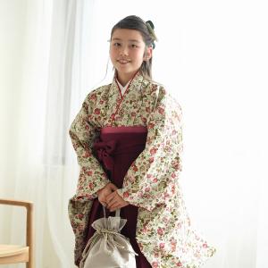 袴 レンタル 小学生 二尺袖着物 袴 15点セッ...の商品画像