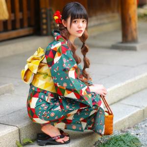 utatane 浴衣 レディース セット 浴衣/帯/下駄 sサイズ 古典柄