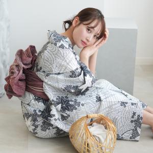 浴衣 レディース セット ニコアンティーク 高級変わり織 浴衣3点