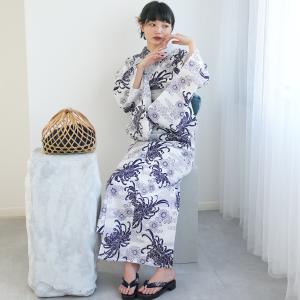 浴衣 セット レディース ニコアンティーク 3点セット（浴衣/帯/下駄）S