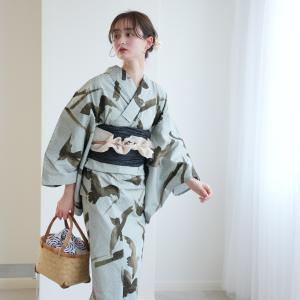 浴衣 レディース セット ニコアンティーク 高級変わり織 浴衣3点