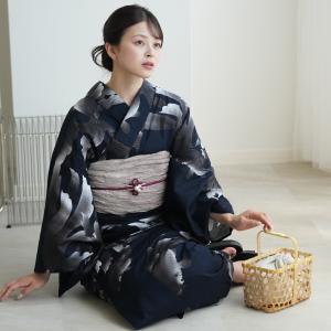 誉田屋源兵衛 浴衣 綿麻 反物 藤すだれ 老舗 着物 夏 上質 粋 和装