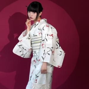 浴衣 レディース セット ニコアンティーク 高級変わり織 浴衣3点セット