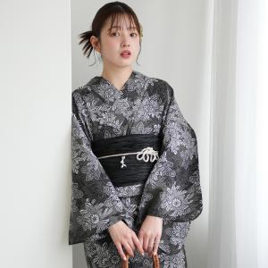 utatane 浴衣 セット レディース フリーサイズ 3点セット 綿麻 リネン