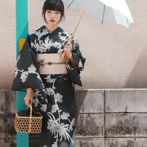 浴衣 レディース セット utatane 浴衣 3点セット 高級変わり織 錆緑に伸びる菊 フリーサイズ 浴衣・帯・下駄付き 青緑 ●