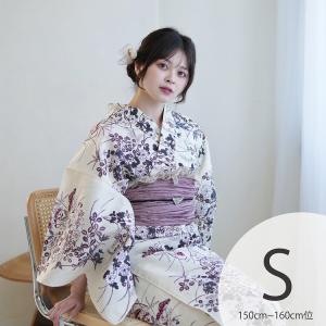 浴衣 セット レディース ニコアンティーク 3点セット（浴衣/帯/下駄）S