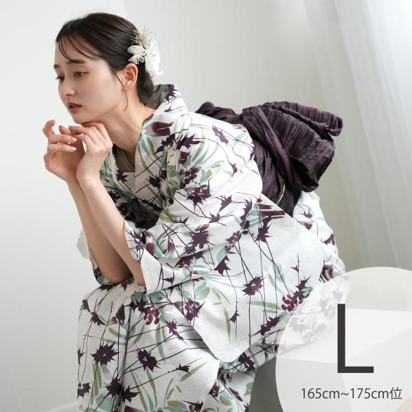 浴衣 レディース セット utatane 高級変わり織 浴衣3点セット 杢グレージュに上品菖蒲とアザ...