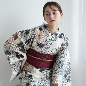 岡重-浴衣（ゆかた）仕立て上がり 八咫烏 60Y-20 : 作務衣と甚平和