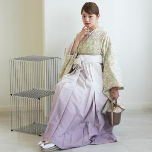 utatane 袴 卒業式 購入 2尺袖着物+袴の2点セット レトロ 袴セット 花