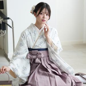 utatane 袴 卒業式 購入 2尺袖着物+袴の2点セット レトロ 袴セット