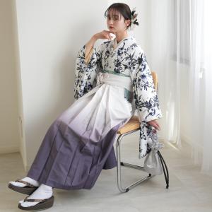 袴 卒業式 購入 2尺袖着物+袴の2点セット utatane レトロ 袴セット 花 