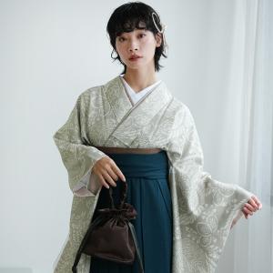 utatane 袴 卒業式 購入 2尺袖着物+袴の2点セット レトロ 袴セット