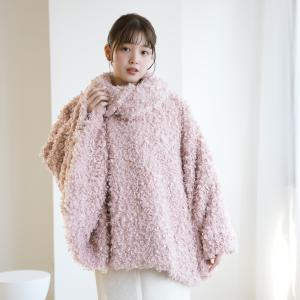 希少品✨ヴァレンティノ チンチラファー ポンチョ ケープコート 裏地総柄 ケープ コート JAPAN MODE グレンチェック グレー ファー ポンチョ 冬