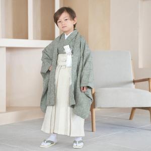 utatane 七五三 着物 5歳 男の子 購入 レトロ ジャガードペイズリー