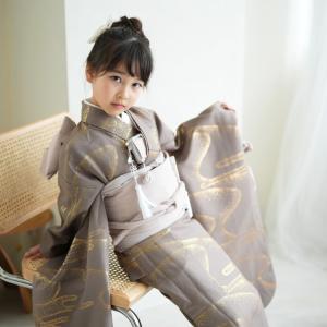 七五三 着物 7歳 フルセット 購入 ひよこ商店 女の子 四つ身 えんじの