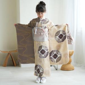 ひよこ商店 utatane 七五三 着物 7歳 ニュアンスカラー着物フルセット utatane｜ひよこ商店 七五三 着物 7歳 女の子 四つ身 着物セット