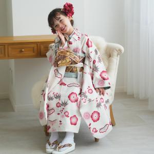 七五三着物  6点セット  ひよこ商店  レトロ  3歳 レンタル 七五三 3歳 着物 レトロ 女の子 被布セット ひよこ商店