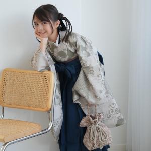 utatane 袴 卒業式 購入 2尺袖着物+袴の2点セット レトロ 袴セット